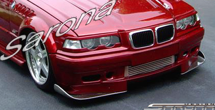 Custom BMW 3 Series  Coupe, Convertible & Sedan Front Bumper (1992 - 1998) - $590.00 (Part #BM-028-FB)